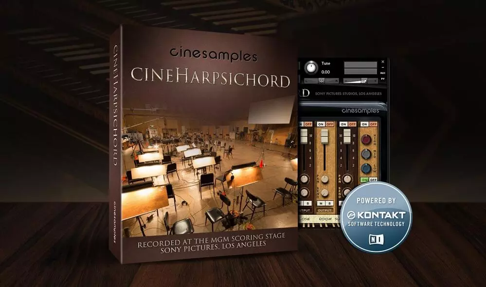 巴洛克现代多风格大键琴羽管键琴 Cinesamples Cine Harpsichord [ kontakt ]-音频玩家