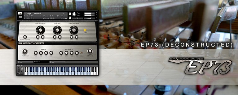 老式电钢琴 Soniccouture EP73 Deconstructed [ Kontakt ]-音频玩家