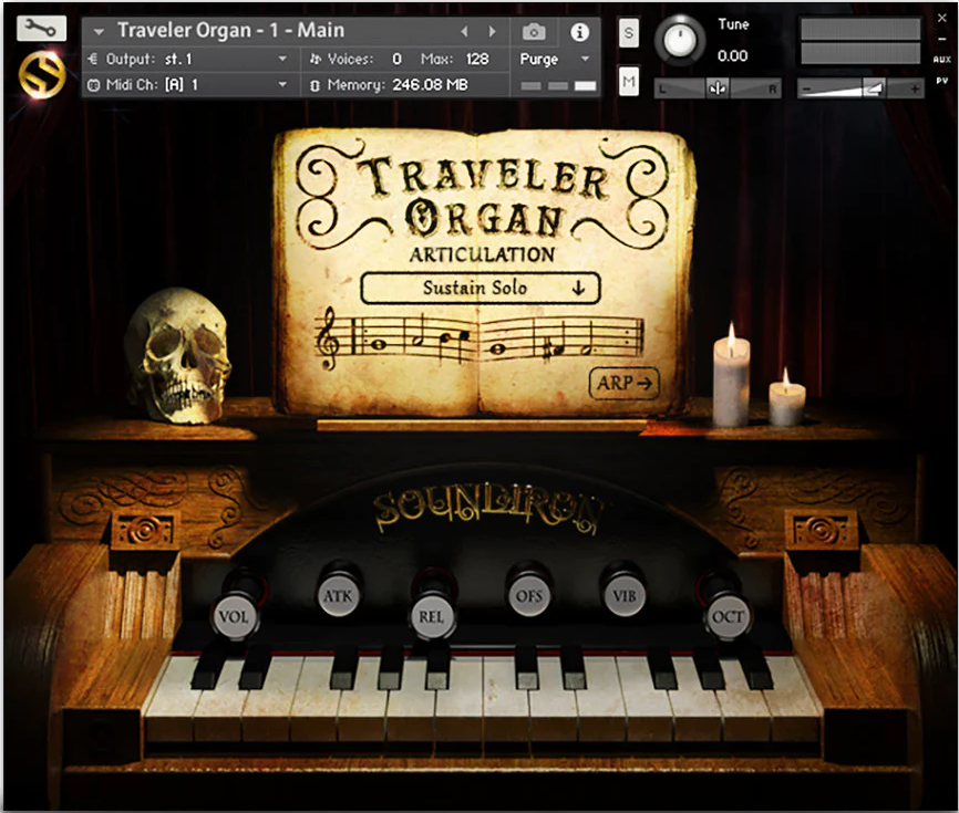 Traveler风琴 Soundiron Traveler Organ [ Kontakt ]-音频玩家