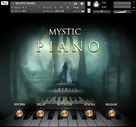 神秘空灵钢琴 Mythtic Piano [ kontakt ]-音频玩家