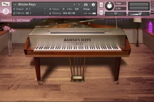 爱丽丝钢琴 Alicias Keys [ kontakt ]-音频玩家