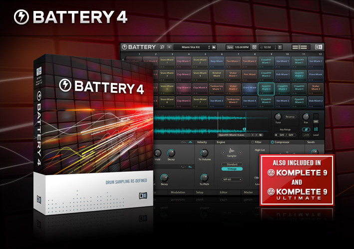 Native Instruments Battery 4 VST 电磁鼓音源 [ Win&MacOS ]-音频玩家