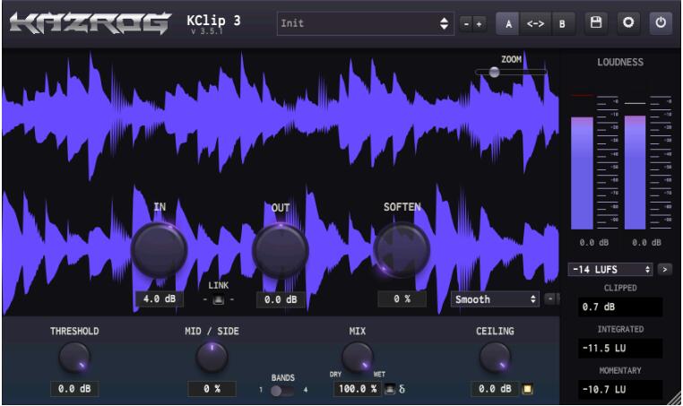 多段响度限制器 Kazrog KClip3 v3.5.1 [ Win&MacOS ]-音频玩家