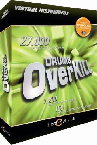 杀手电子鼓终结者 Best Service Drums Overkill [ Kontakt ]-音频玩家