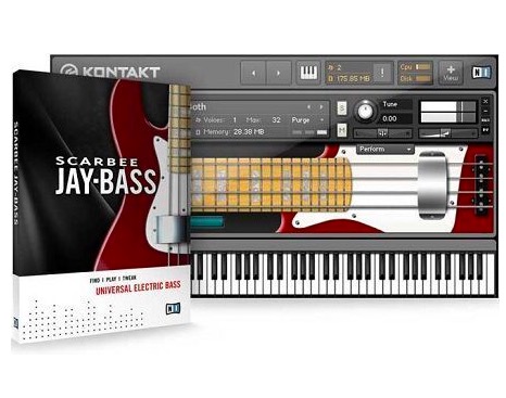 电贝斯软音源 Scarbee Jay Bass [ Kontakt ]-音频玩家