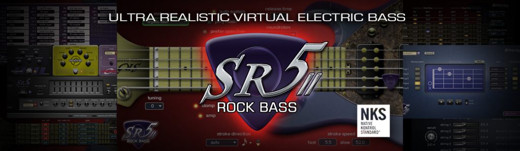 摇滚电贝斯音源 Prominy SR5 Rock Bass 2 [ Kontakt ]-音频玩家