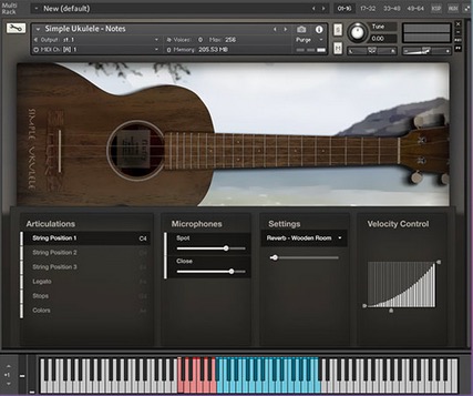 尤克里里音源 Simple Ukulele [ Kontakt ]-音频玩家