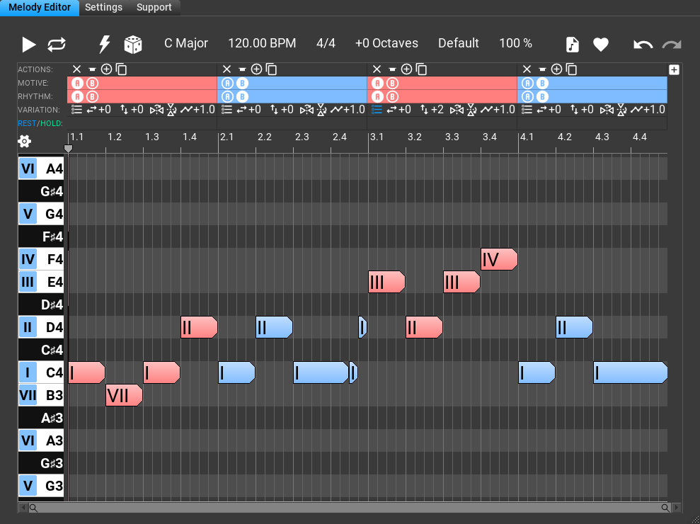 旋律生成/动机编辑器插件 Music Developments Melodya v1.5.4 [ Win ]-音频玩家