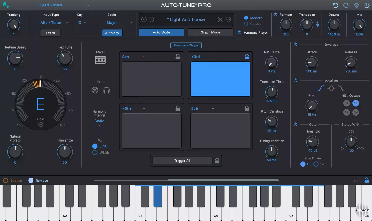 修音插件 Antares Auto-Tune Pro 11 [ MacOS ]-音频玩家