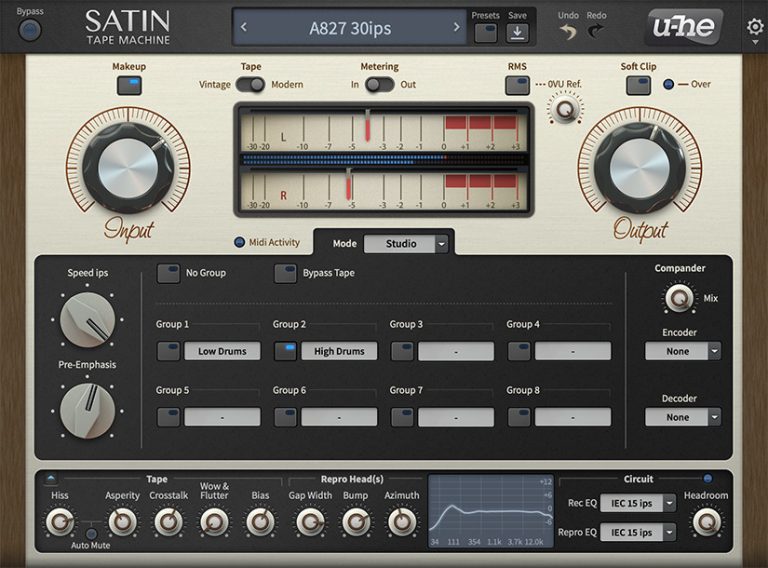 磁带饱和效果器 Heckmann Audio u-he Satin v1.3.3 [ Win&MacOS ]-音频玩家