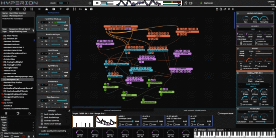 多层数字模块化合成器 Wavesequencer Hyperion v1.58 [ Win ]-音频玩家