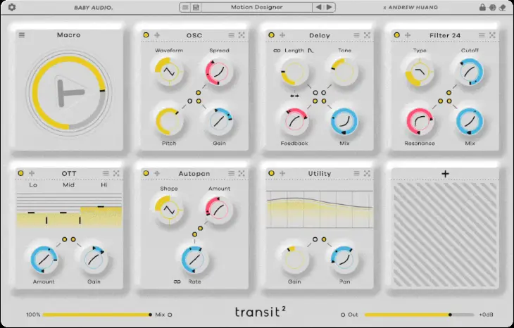 过渡效果设计器插件 BABY Audio Tran sit 2 v1.0.0 [ Win&MacOS ]-音频玩家