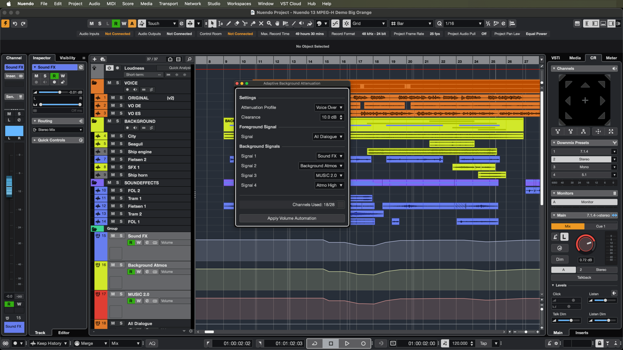 音乐制作影视编曲混音DAW宿主 Steinberg Nuendo 14 v14.0.30 [ Win&MacOS ]-音频玩家