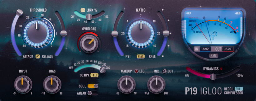 反冲压缩器效果器 Pulsar Modular P19 Igloo v1.0.0 [ Win&MacOS ]-音频玩家