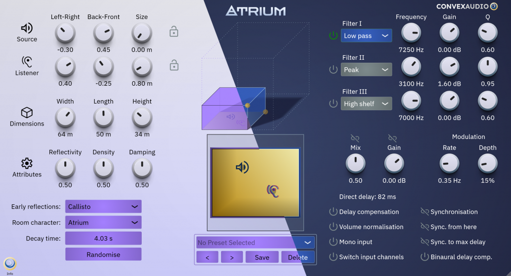 次世代声学空间模拟混响 – Convex Audio Atrium v1.2.0 [ Win ]-音频玩家