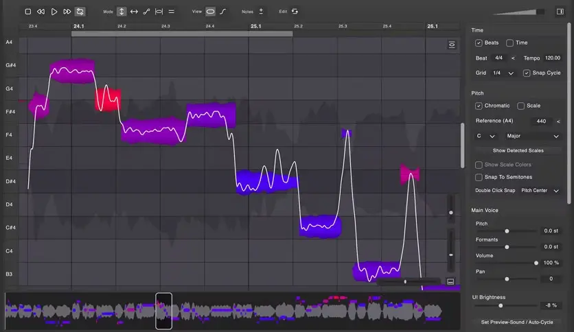 AI 驱动的精密人声修整工具 DoublePi Vovious v1.0.6 [ Win&MacOS ]-音频玩家