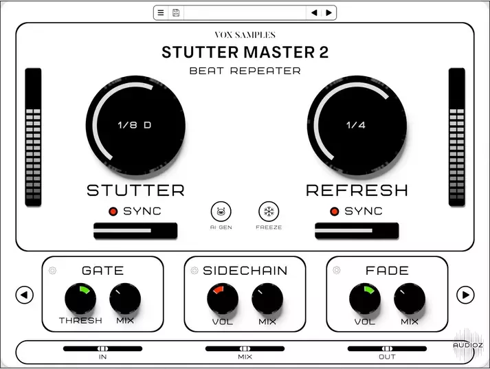 切片颤音故障电音效果 Vox Samples Stutter Master 2 Beat Repeater v2.3.5 [ Win ]-音频玩家